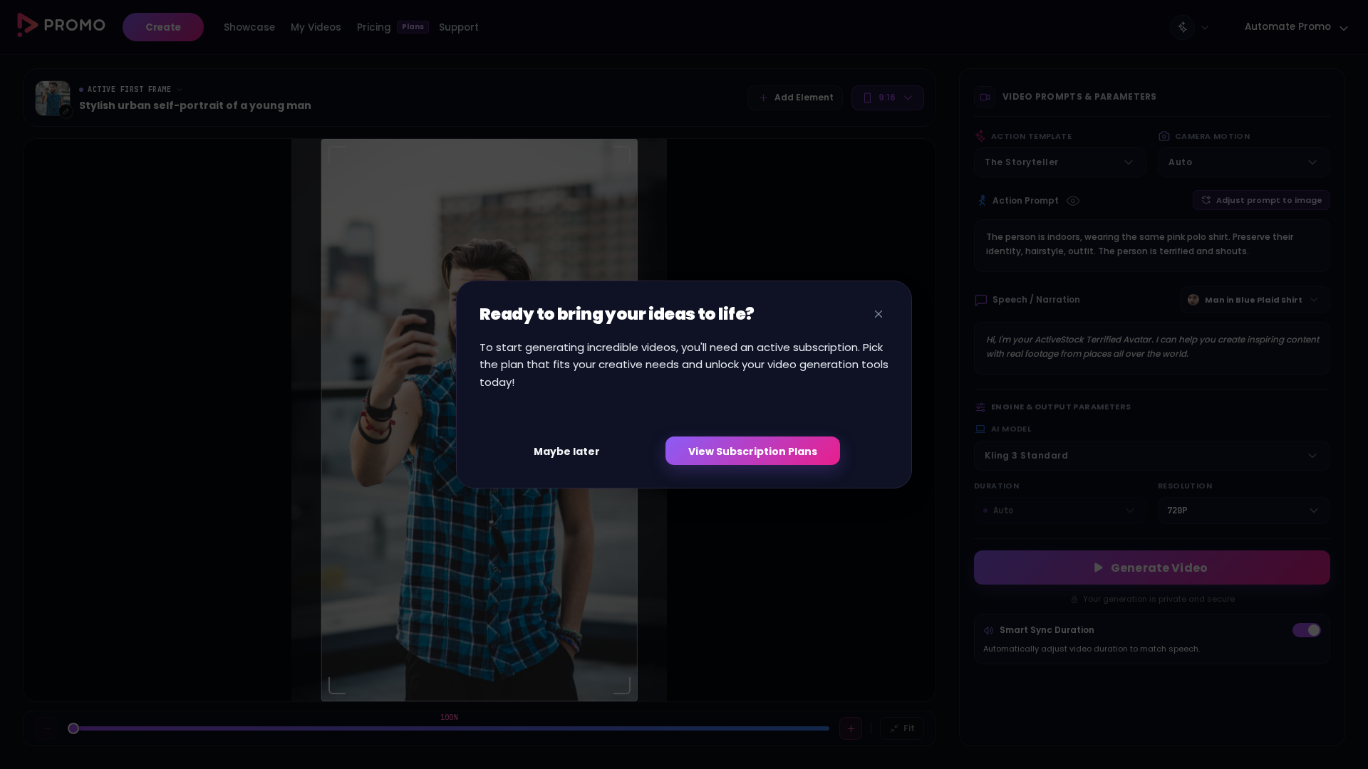 Test failure screenshot
